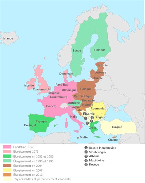 Les Territoires De Lunion Européenne 1s Cours Géographie Kartable