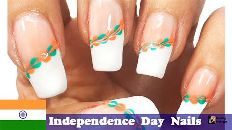 Indian Independence Day Nail Art 2020 🇮🇳 Youtube