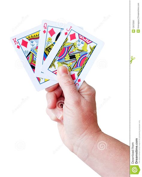 January 2, 2005) a single pair this the hand with the pattern aabcd, where a, b, c and d are from the distinct kinds of cards. Hand Holding A Set Of Playing Cards Stock Image - Image: 12670361