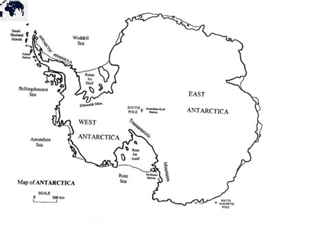 Blank Political Map Of Antarctica Blank World Map
