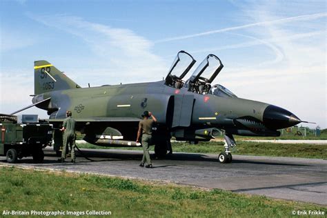 A Us Air Force F 4e Phantom Ii Seen In Karup Denmark Wearing The