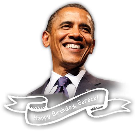 Download Happy Birthday Barack Obama Png Image With No Background