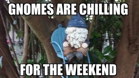 Weekend Weekend Chill Gnomes