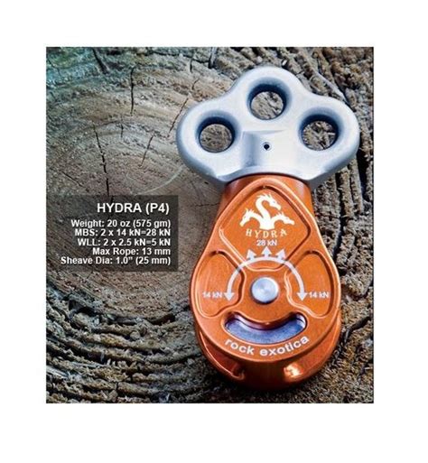 Rock Exotica Hydra P4 Triple Attachment Pulley Tree And Arbor Supplies