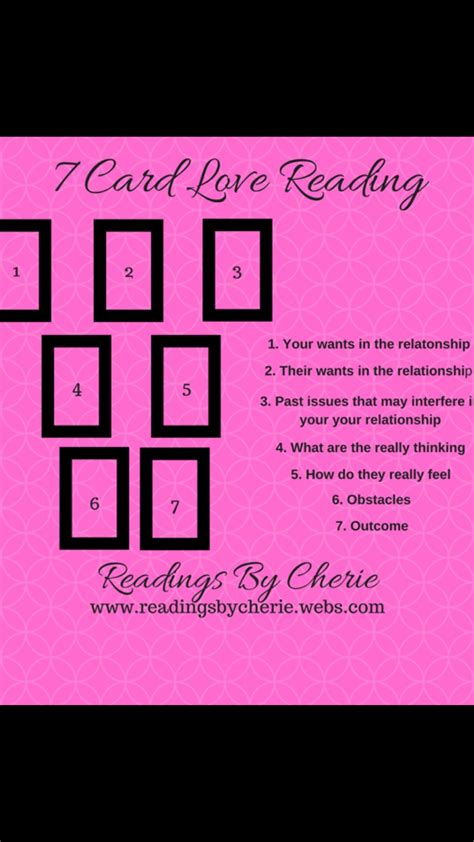Pick your card from the love tarot. 7 card love tarot reading | Love tarot reading, Tarot reading spreads, Tarot spreads