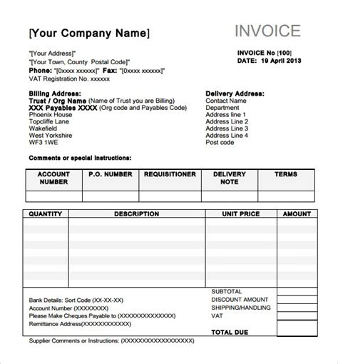 Or is this a way to make us sign up for. Sample Invoice With Bank Details - Sample Site p