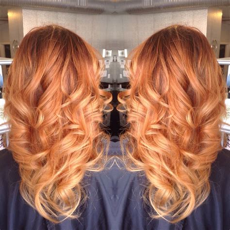 Strawberry Blonde Ombr Hair By Whitney At Luxe Salon And Spa For More