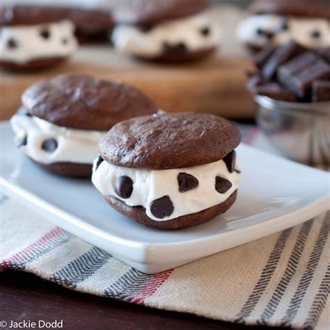 Chocolate Fudge Bourbon and Whipped Cream Sandwich Cookies - Domestic