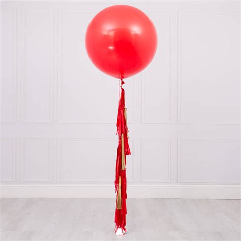 Christmas Tassel Tail Giant Balloon By Bubblegum Balloons