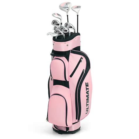 Ladies Womens Complete Golf Clubs Set 10 Pieces Includes Alloy Driver
