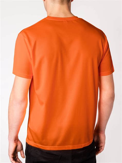 Mens Plain T Shirt S883 Orange Modone Wholesale Clothing For Men