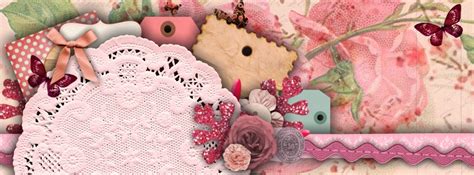 Sweetly Scrapped Pink Shabby Facebook Timeline Cover