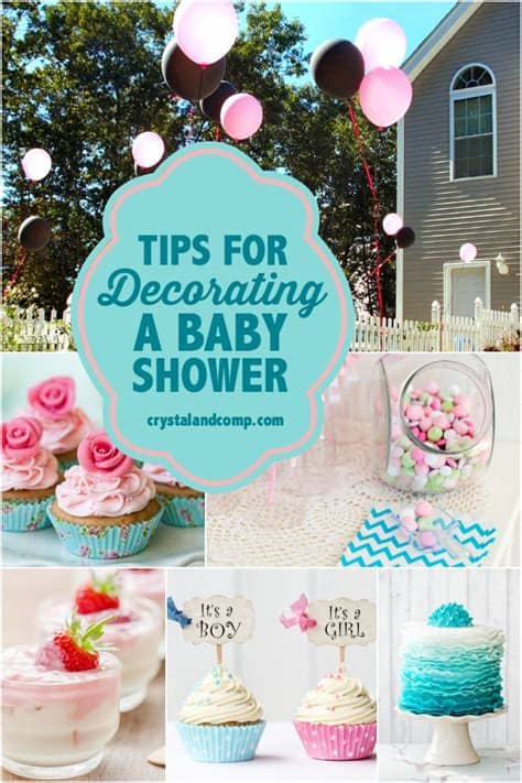 The process or art of decorating or adorning something. Tips for Decorating a Baby Shower | CrystalandComp.com