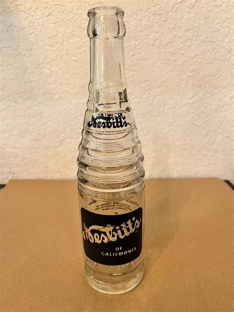 Vintage Nesbitts Soda Bottle Etsy