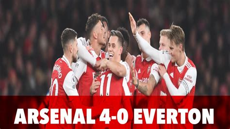 Arsenal 4 0 Everton Review And Player Ratings Comfortable Performance