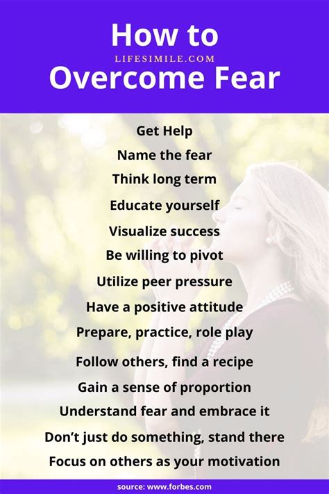 17 Tips How To Overcome Fear And Grow Confidence Life Simile