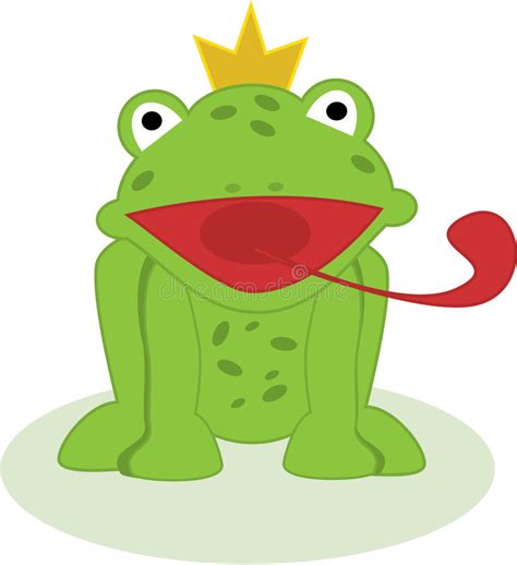 Vector Frog Prince Stock Vector Illustration Of Lovely 7994571