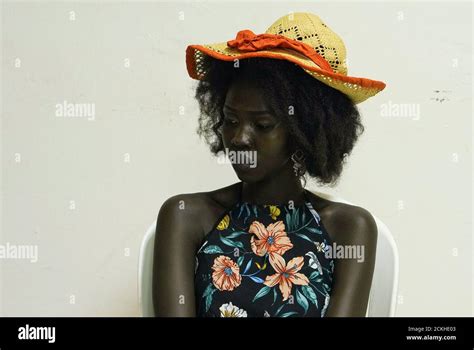 A Contestant Is Seen At The Backstage During The Miss World South