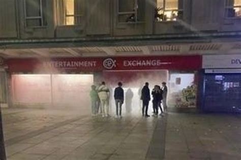 cex shop in plymouth billowing smoke was not actually on fire plymouth live