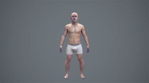 3d Character Human Scans