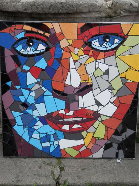 A Face Human Faces Mosaic Portrait Creative Art Art Ideas Spiderman