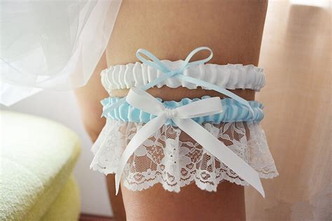 Womens Sexy Lingerie Garter Set White Lace Belt Legs Ring Wedding