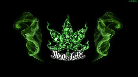 Free download Marijuana High Life custom desktop wallpaper HD 720p