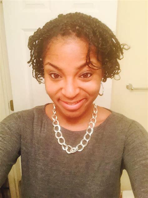 Two strand twists! I have to admit this is my first time ...