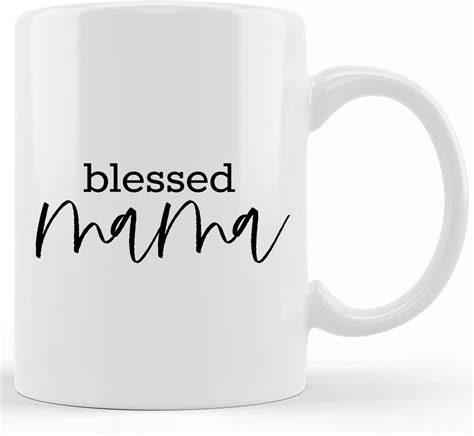 Personalized Blessed Mama Mug Blessed Mama New Mom T Idea T