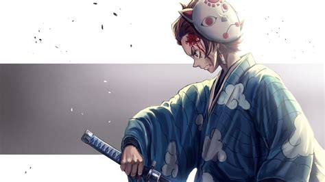 Tanjiro Kamado Mask Kimetsu No Yaiba 4k 198 Wallpaper