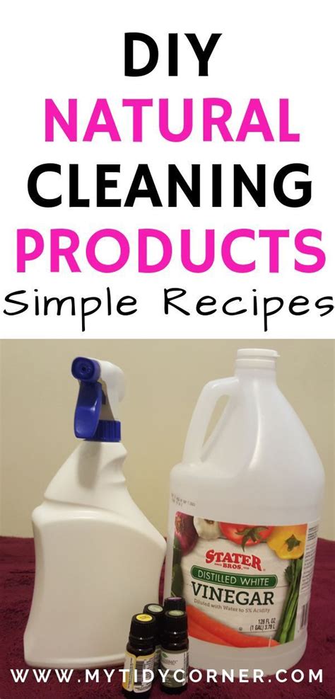 Homemade Natural Cleaners Diy Hosehold Cleaning Recipes Natural