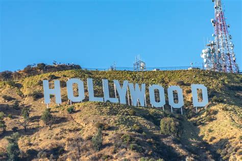 Hollywood Sign In Los Angeles Editorial Stock Image Image Of View