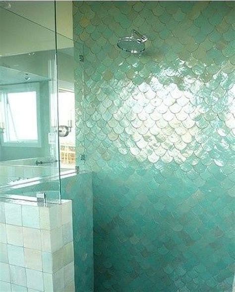 34 Wondrous Mermaid Shower Tiles Designs Ideas For Bathroom Shower