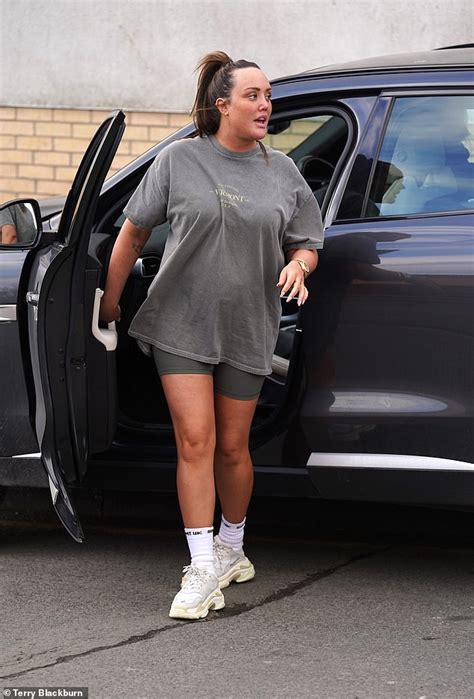 Charlotte Crosby Flaunts Her Toned Legs In Cycling Shorts As She Enjoys A Fun Trip To The Shops