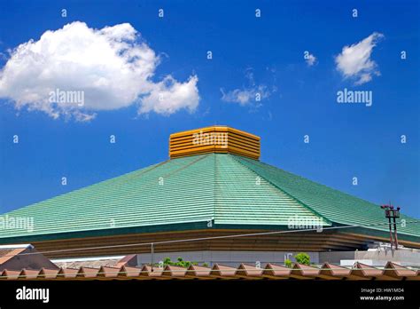 The Roof Of Ryogoku Kokugikan Sumo Stadium Tokyo Japan Stock Photo Alamy
