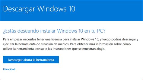 descarga windows 10 gratis