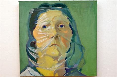 Selbstporträt Unter Plastik Maria Lassnig 1972
