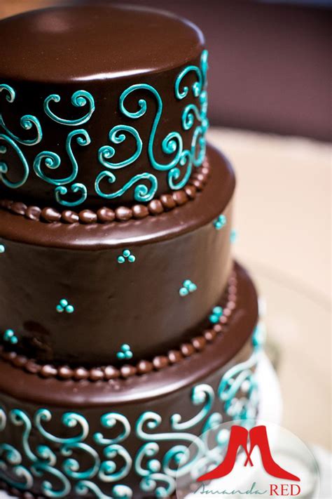 Maybe you would like to learn more about one of these? Chocolate cake with Tiffany blue icing decor! | Blue icing ...