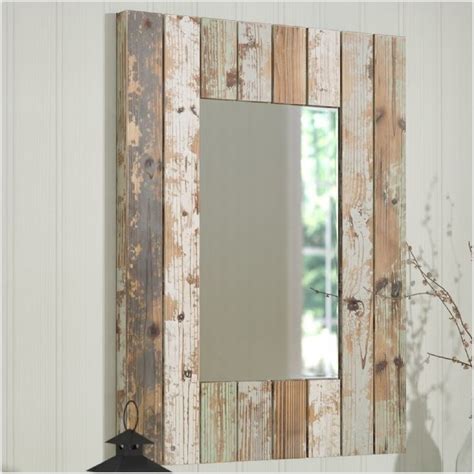 Amazing gallery of interior design and decorating ideas of arched wood vanity mirror in closets, living rooms, bathrooms by elite interior designers. Reclaimed Barn Wood Vanity Mirror Country Cottage Rustic ...