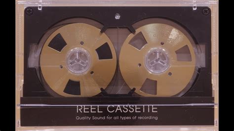 Reel To Reel Cassette Tape Self Made Gold Design From Korea Visual