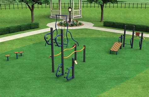 Outdoor Fitness Play It Safe Playgrounds And Park Equipment
