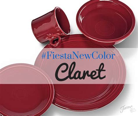 Claret New 2016 Fiesta Color Fiesta Colors Claret Fiesta Dinnerware