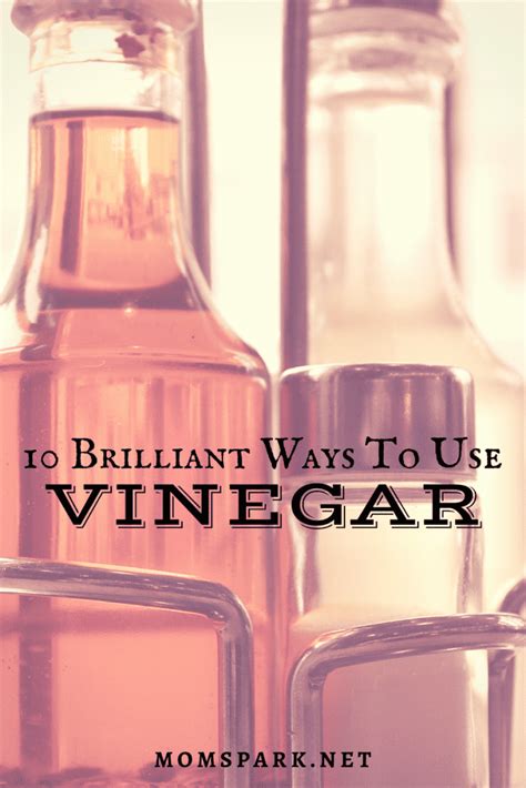 10 Brilliant Ways To Use Vinegar Mom Spark Mom Blogger