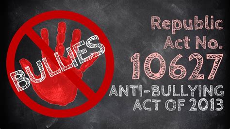 Mms 101 Ra 10627 Anti Bullying Act Of 2013 Youtube