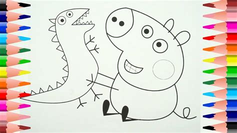 Coloring Pages Peppa Pig Baby Alexander Pig Coloring Book For Kids