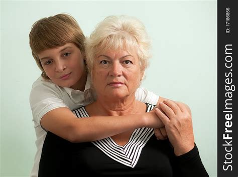 Grandmother And Her Grandson Free Stock Images Photos Stockfreeimages Com