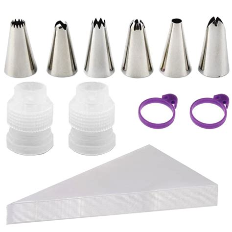 Piping Bags With Nozzles100 Disposable Pastry Bags For Icing