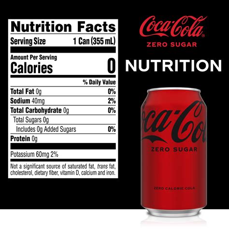 42 Coke Zero Nutrition Label