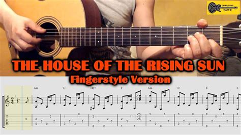 House Of The Rising Sun Fingerstyle Arrangement Version Guitar