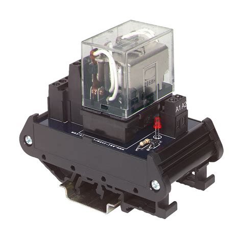 24vdc Relay Socket Module Led Status Use With 10 Amp 110 Vac Contact